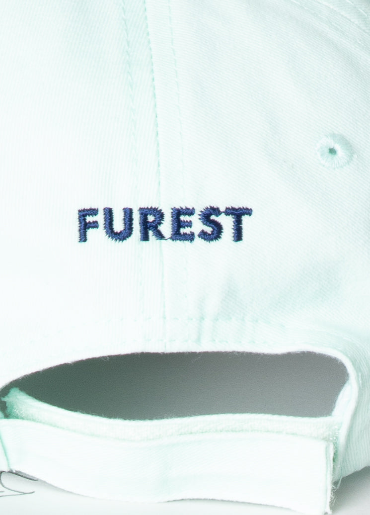 Mint green cotton cap