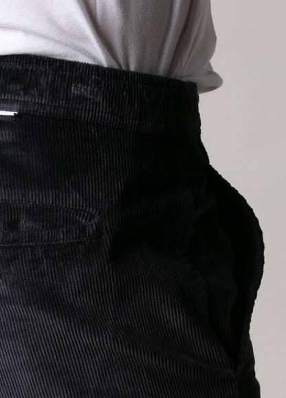 Navy corduroy jogger pants
