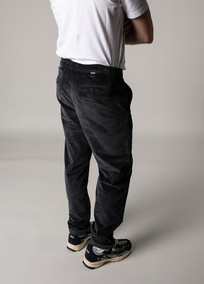 Navy corduroy jogger pants
