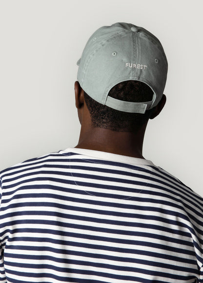 Gorra algodón verde