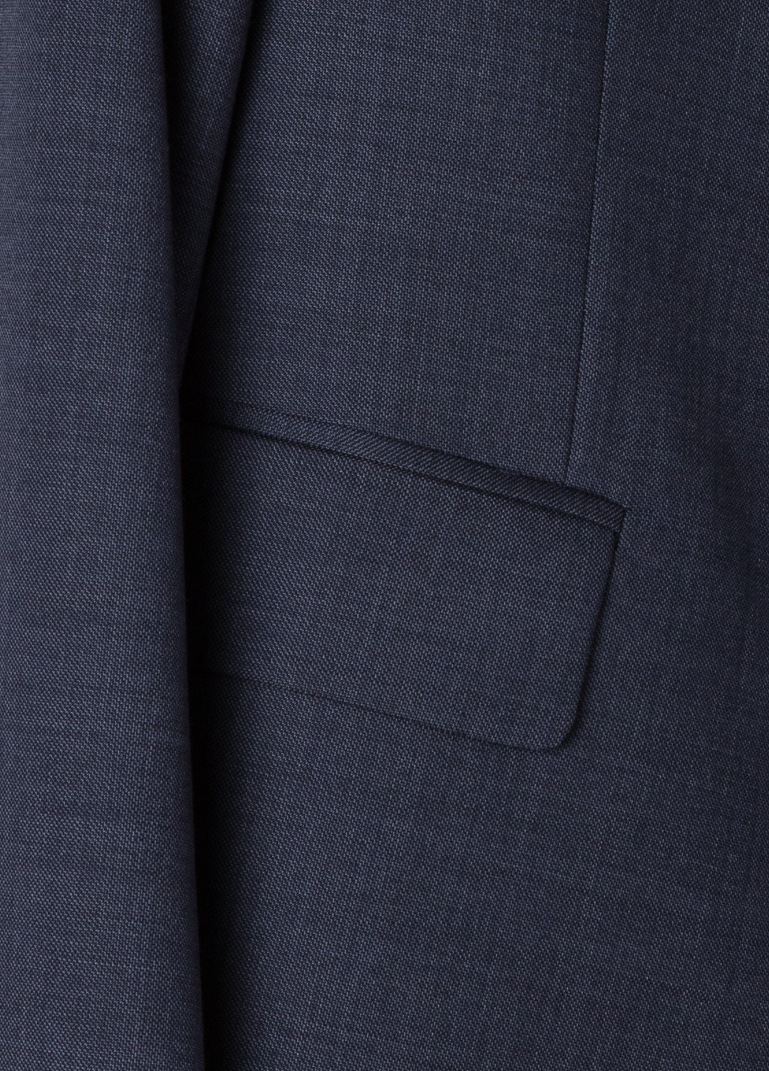 Micro-textured navy dress suit