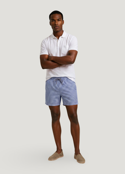 Bañador seersucker navy