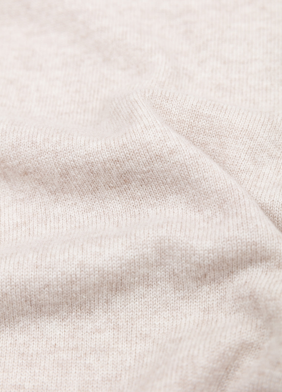Beige turtleneck sweater