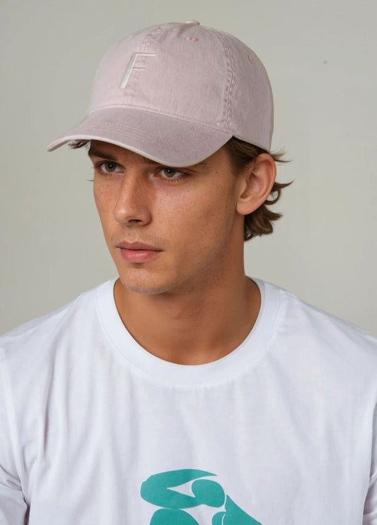 Gorra loneta rosa