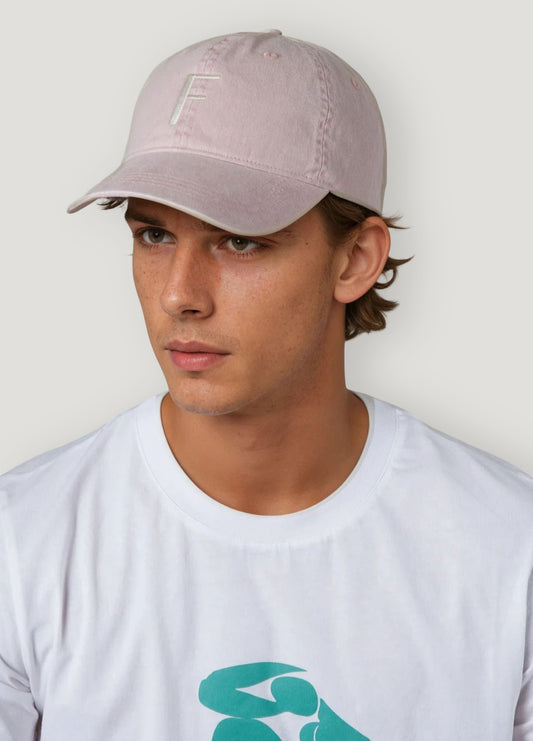 Gorra loneta rosa