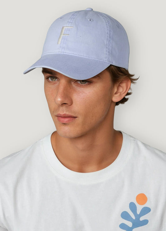 Gorra loneta celeste