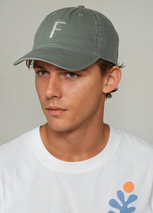 Gorra loneta verde