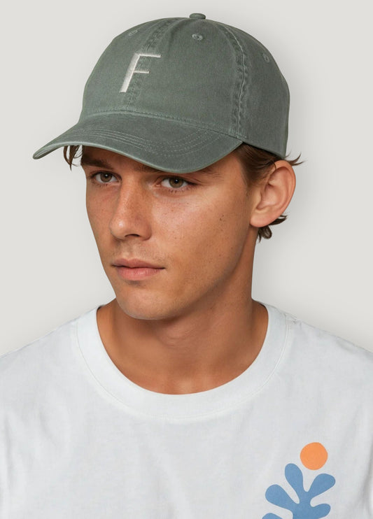 Gorra loneta verde