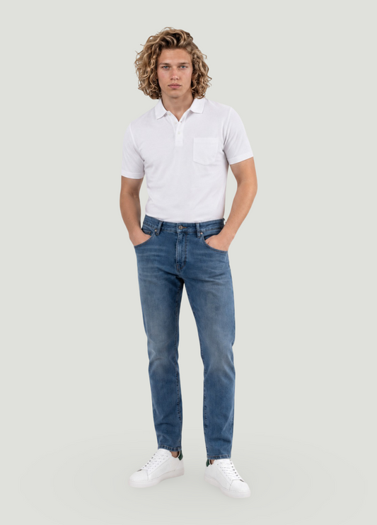 Pantalón tejano denim claro