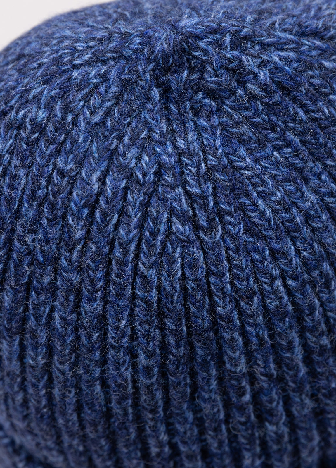 Gorro jaspeado azul