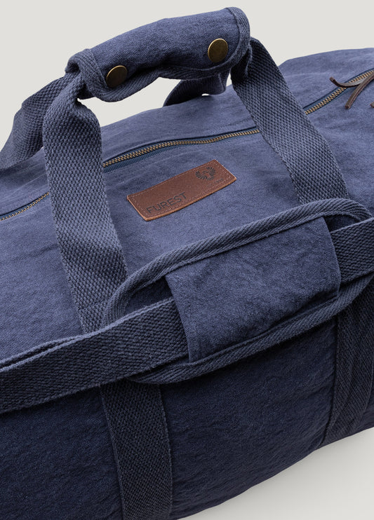 Blue travel backpack