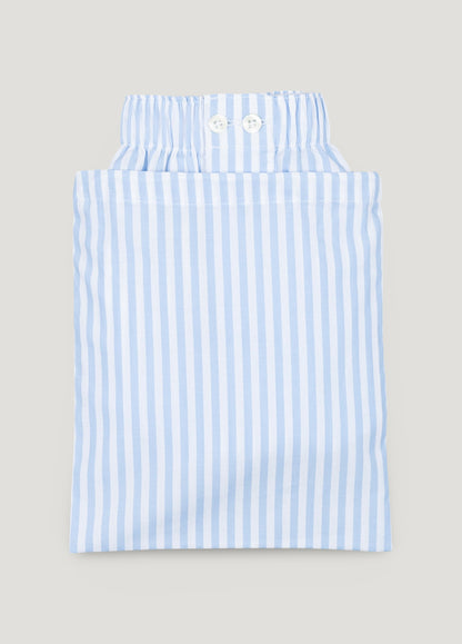 Sky blue stripe boxer