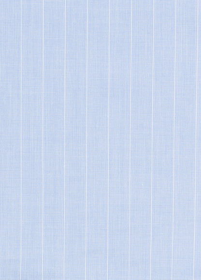 Light blue boxer with white stripes