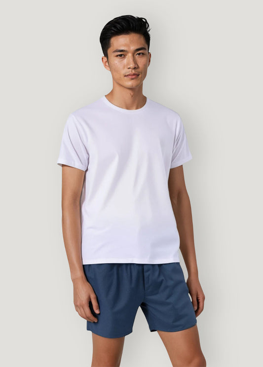 Micro Navy Polka Dot Boxer