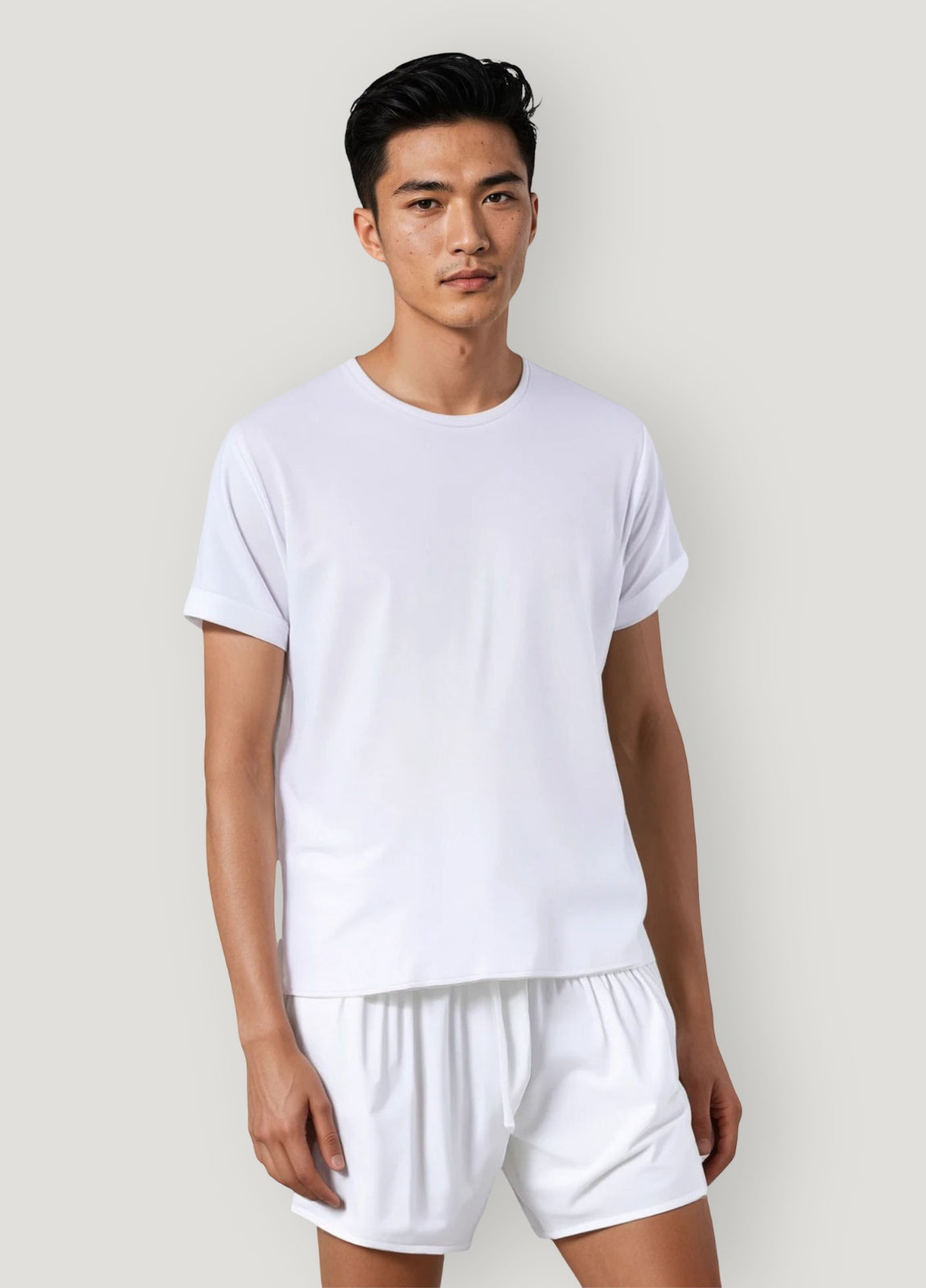 Boxer liso blanco