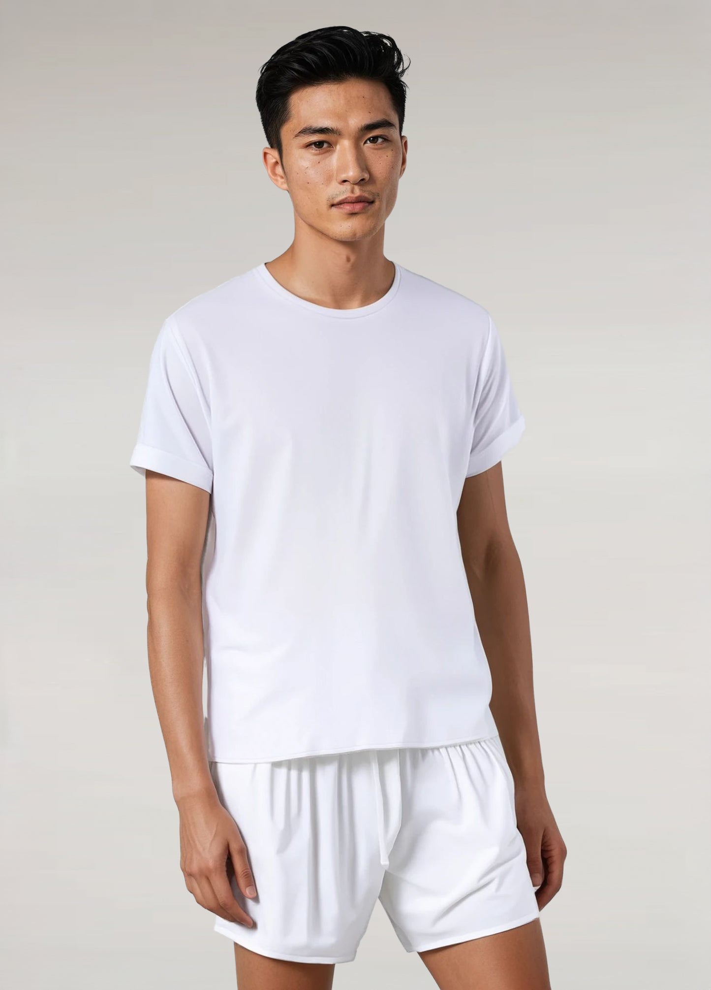 Boxer liso blanco