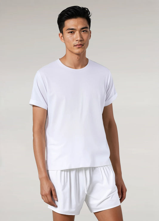 Boxer liso blanco