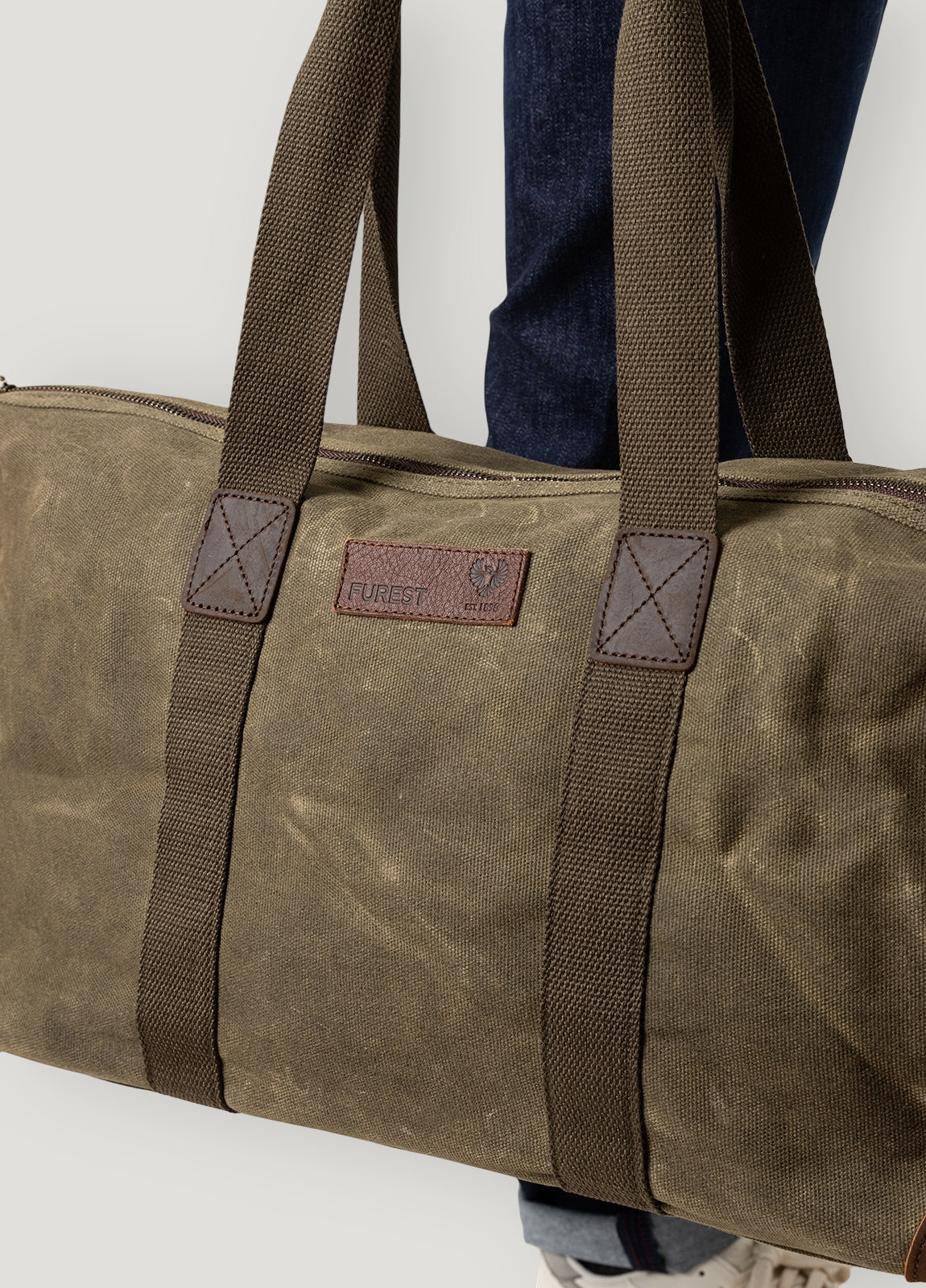 Mochila pequeña de viaje kaki