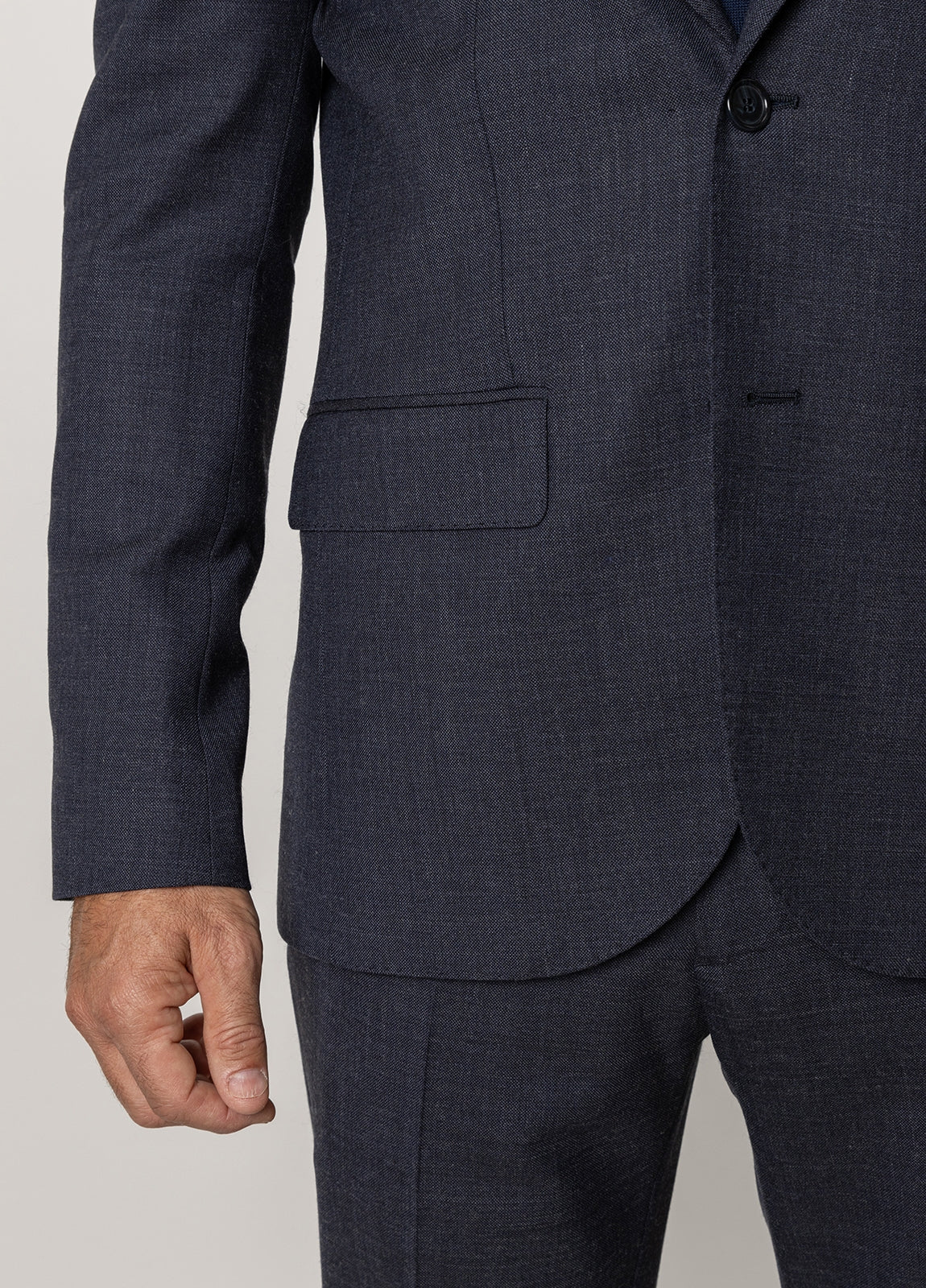 UNSTRUCTURED navy suit