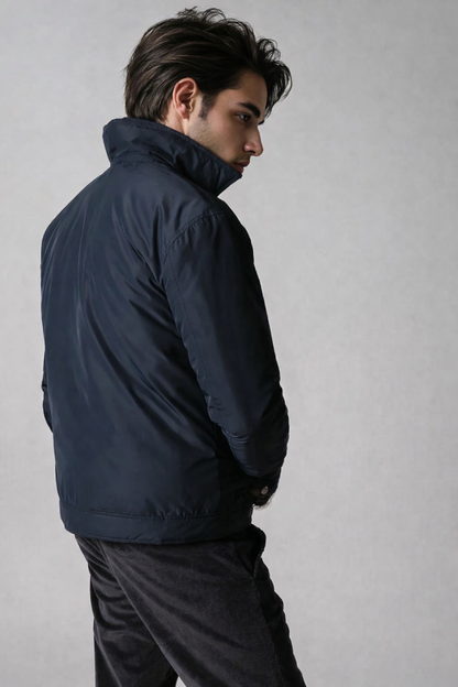 Navy technical jacket