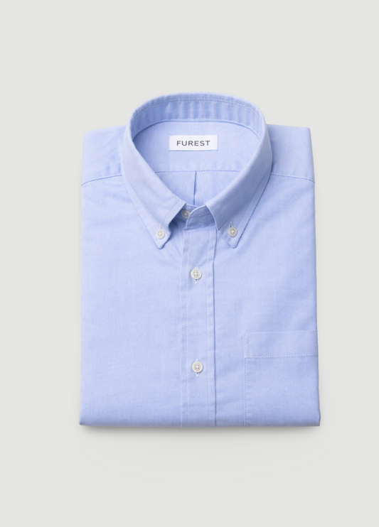 Camisa sport pin point azul