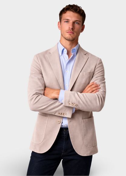 Camisa sport pin point azul