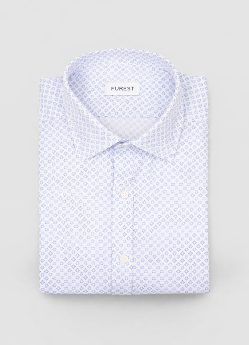 Camisa sport flor azul