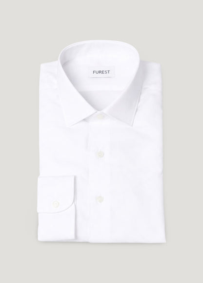 Camisa vestir lisa blanca