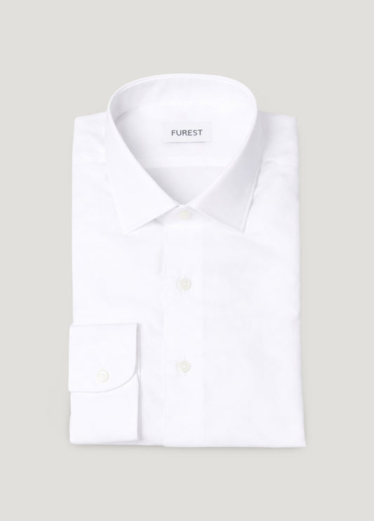 Camisa vestir lisa blanca