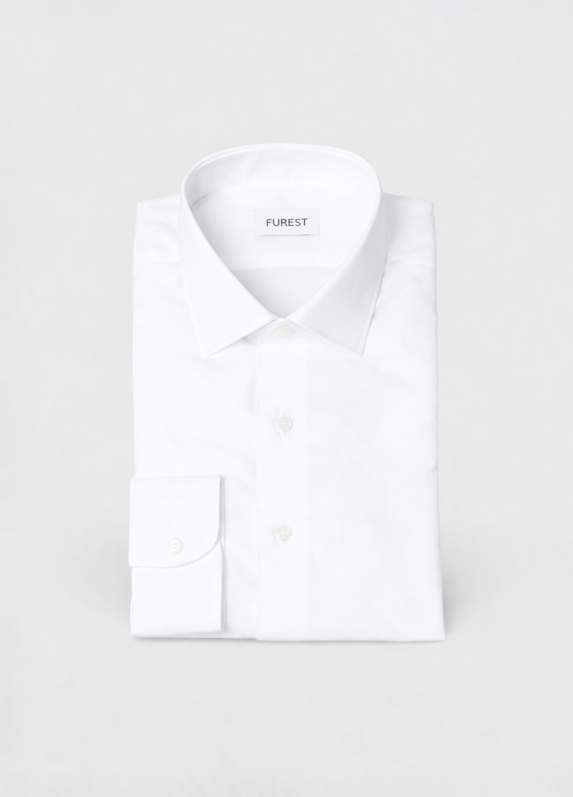 Camisa vestir lisa blanca