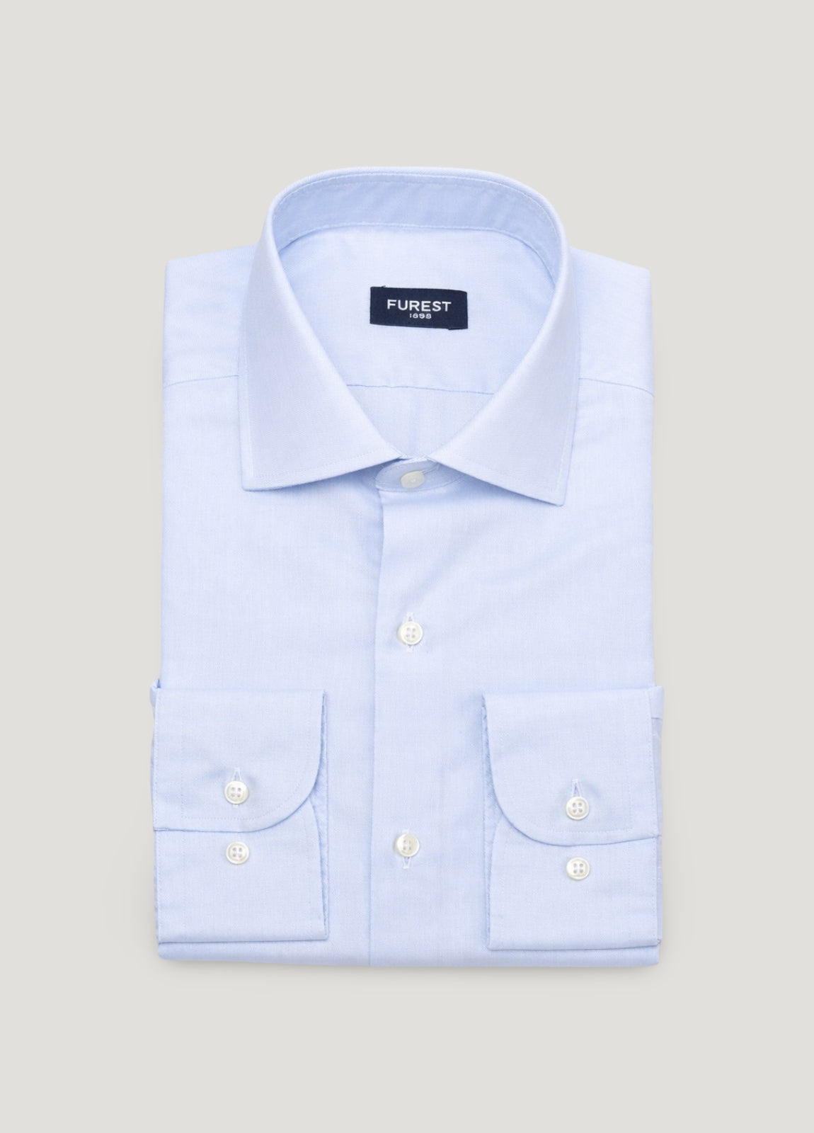 Camisa vestir oxford celeste