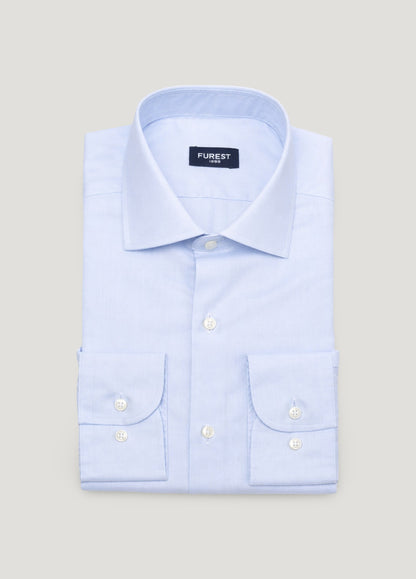Camisa vestir oxford celeste