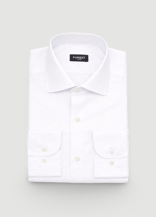 Camisa vestir oxford blanca