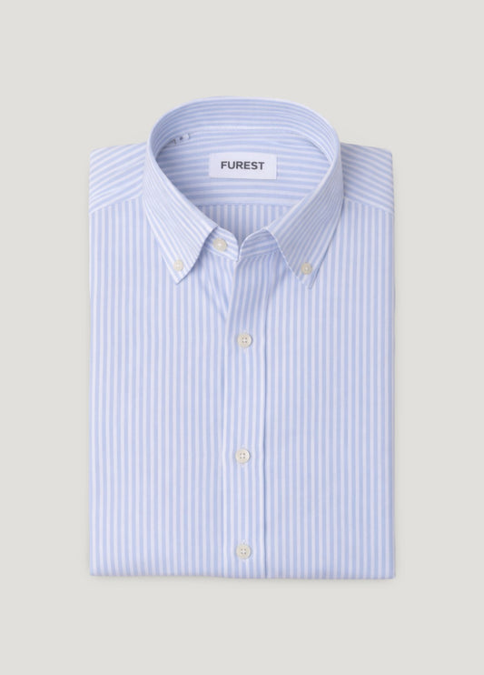 Camisa sport oxford raya azul