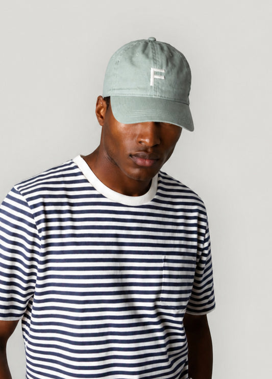 Gorra algodón verde