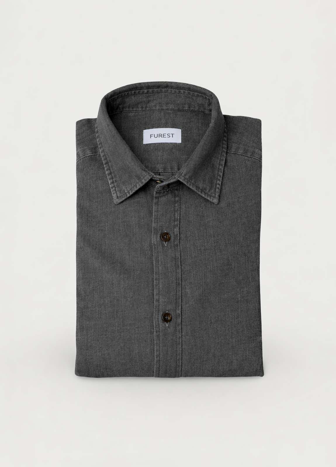 Camisa sport denim antracita