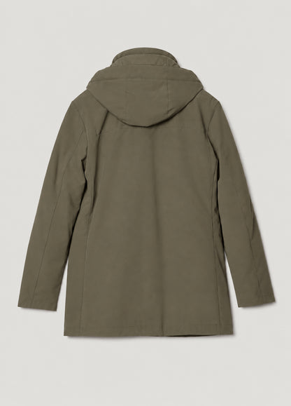 Parka acolchada kaki