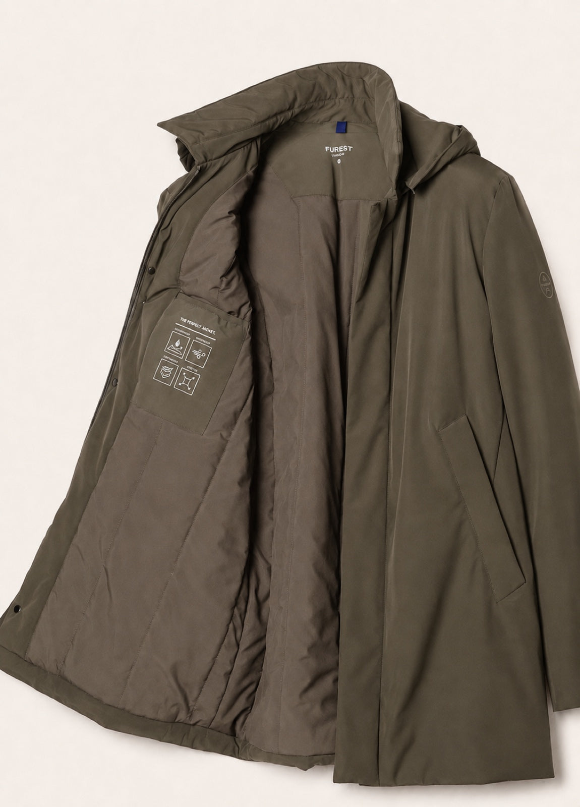 Sport Parka Padded Kaki
