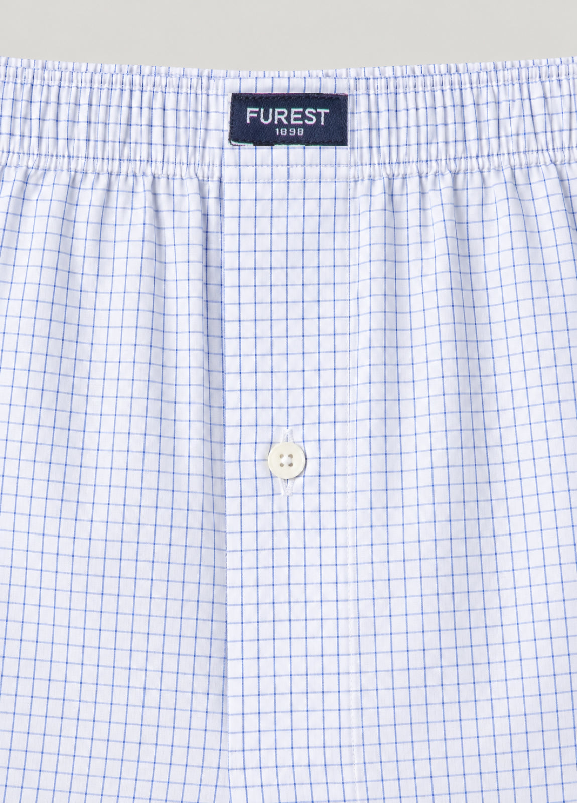 Boxer popelín cuadros celeste
