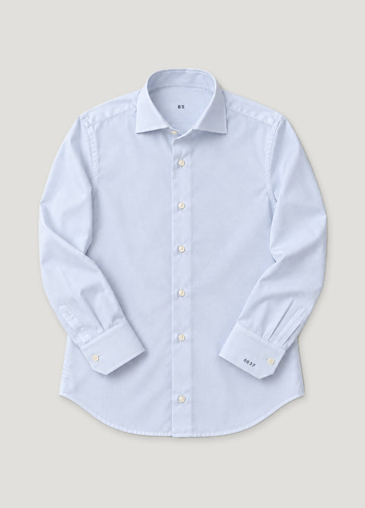 Camisa a medida Edward pin point celeste