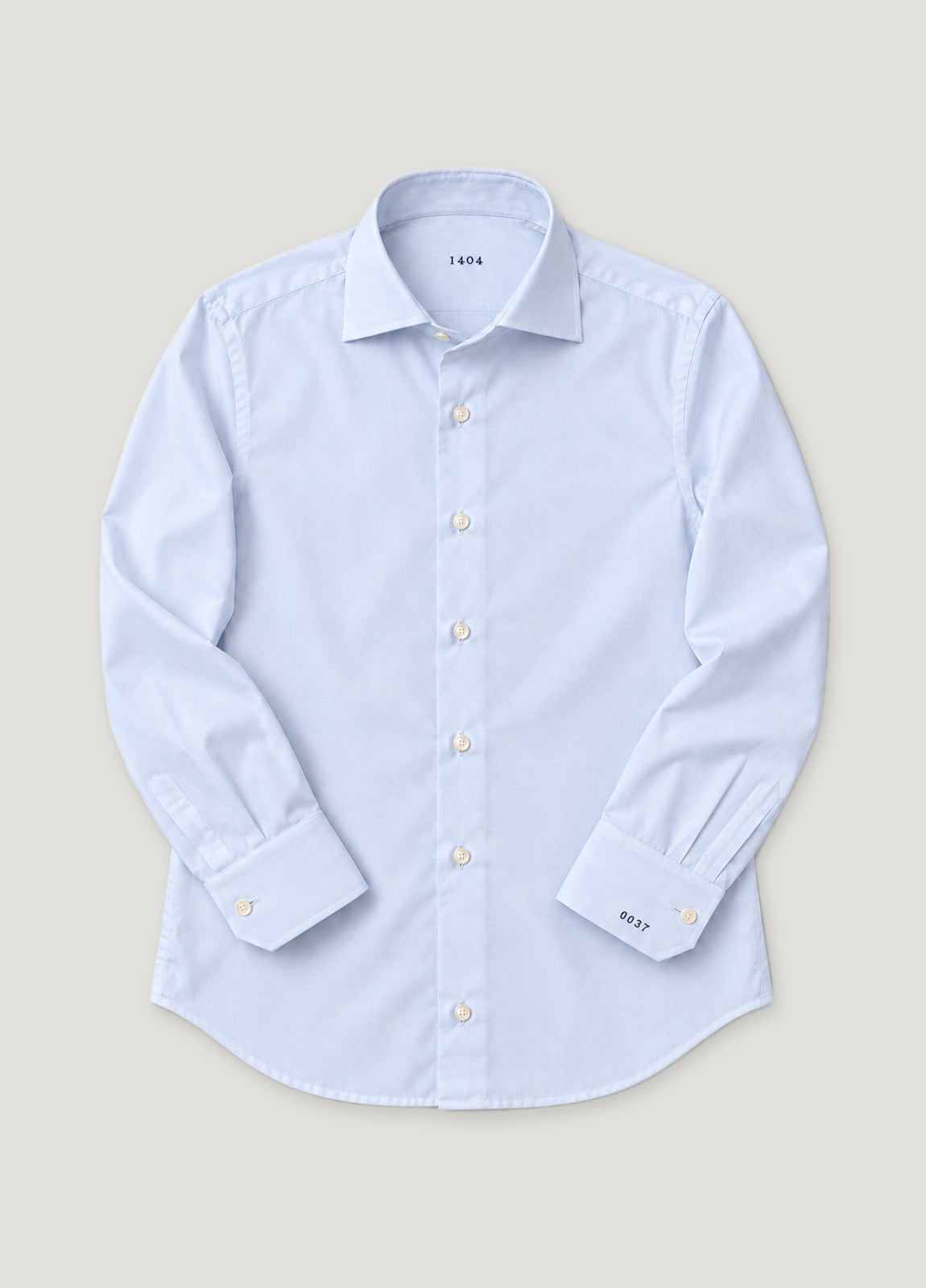 Camisa a medida John pin point celeste