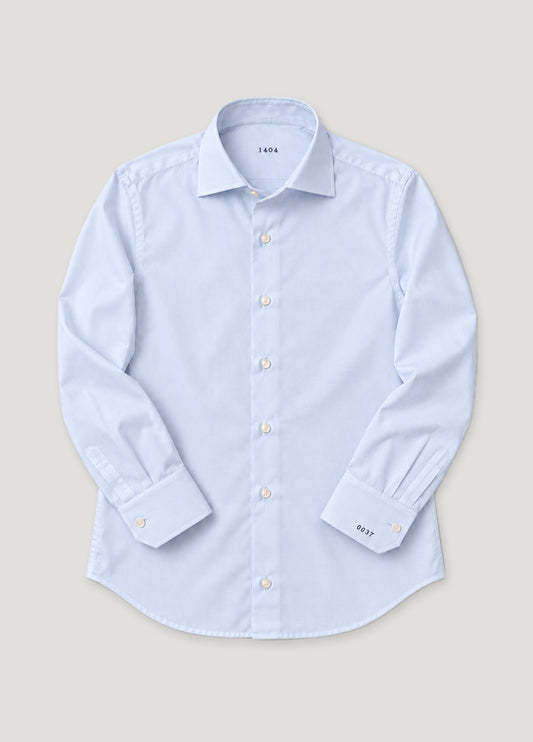 Camisa a medida John pin point celeste