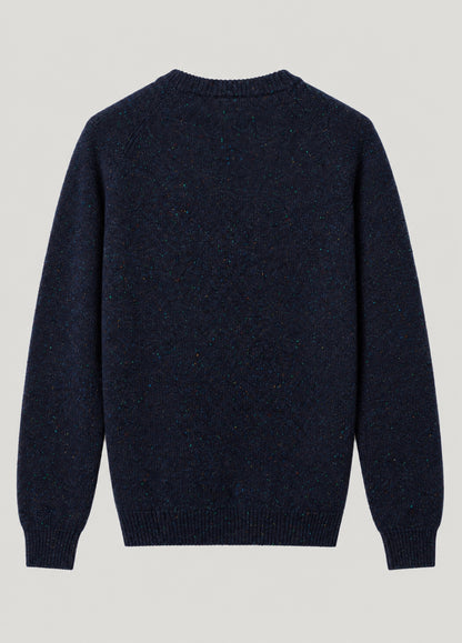 Jersey Crew Neck Puzzle Navy