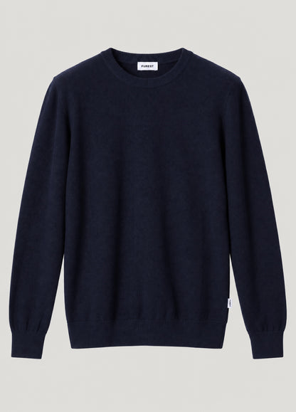 Jersey Crew Neck Puzzle Navy