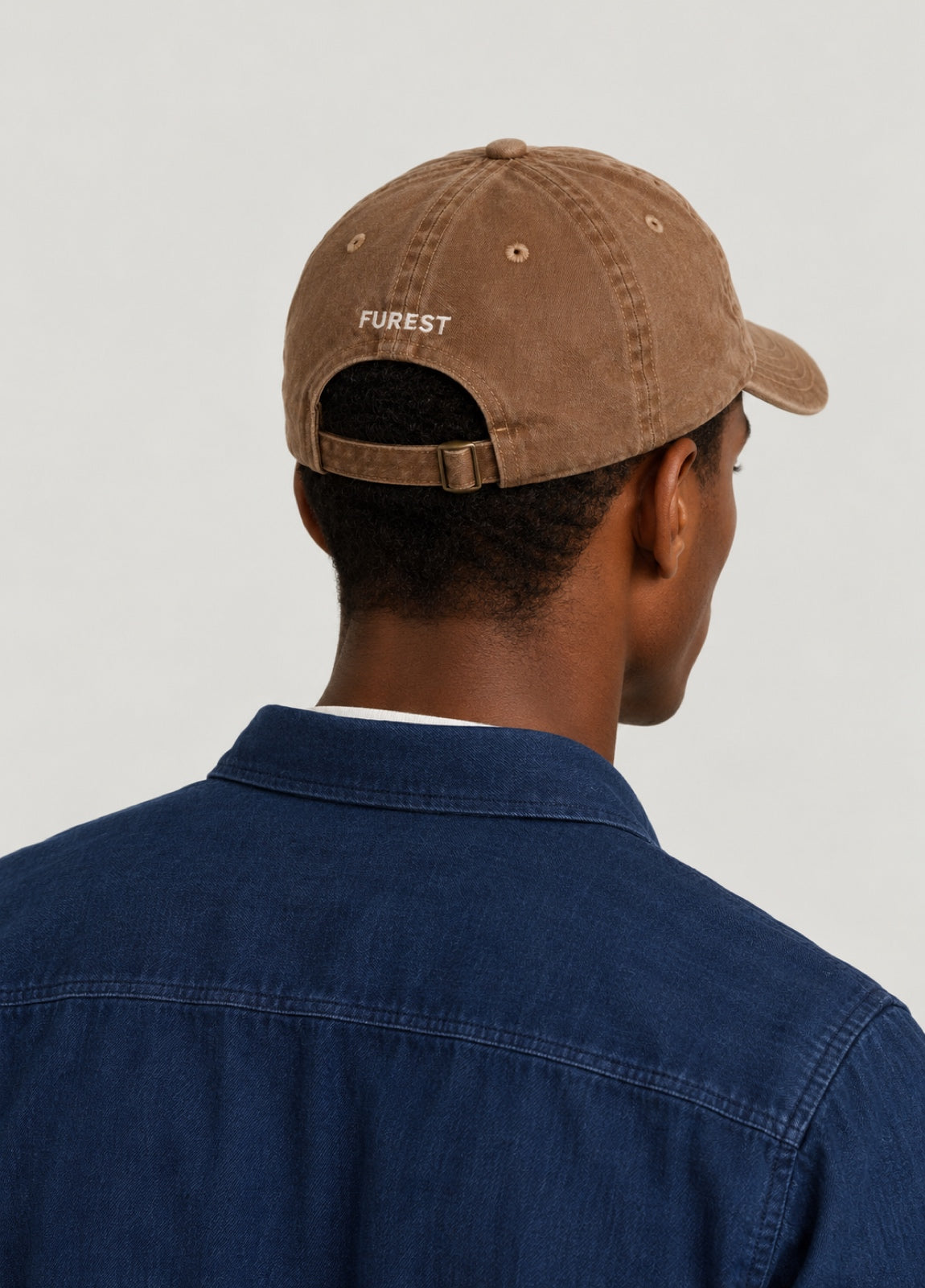 Gorra algodón camel