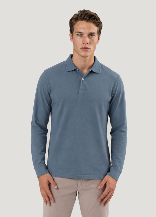 Jersey Polo L/S Jersey 2 Botones Petrol