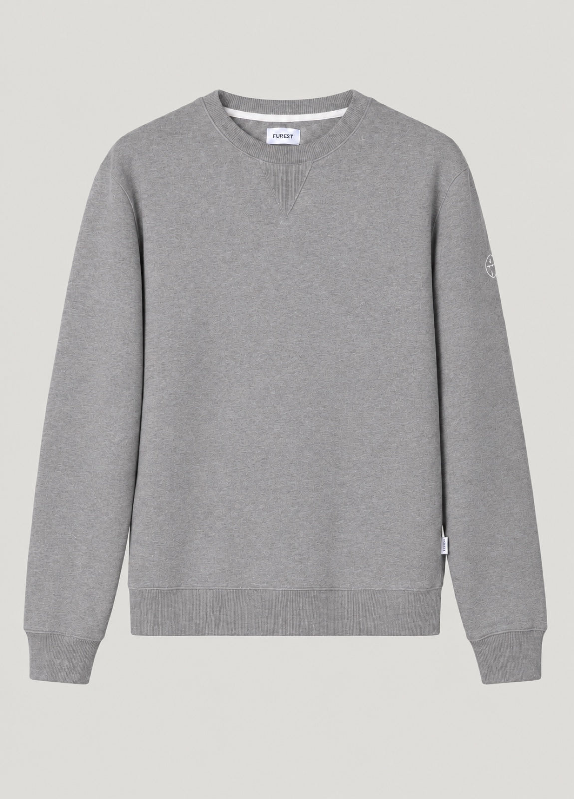 Jersey Crew Neck Sweatshirt Lisa Gris Mel