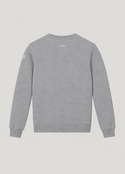 Jersey Crew Neck Sweatshirt Lisa Gris Mel