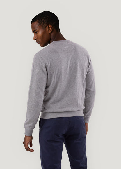 Jersey Crew Neck Sweatshirt Lisa Gris Mel
