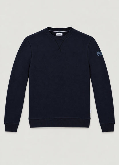 Jersey Crew Neck Sweatshirt Lisa Navy